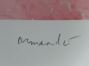 Armando - Kopf: Giclee op katoenpapier. Spetterende kleuren! Nu laatste keer vanaf € 1 ! kopen? Bied vanaf 1!