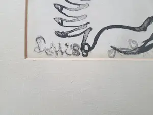 Lotti van der Gaag - FANTASIE FIGUREN GEMENGDE TECHNIEK OP PAPIER COBRA kopen? Bied vanaf 225!