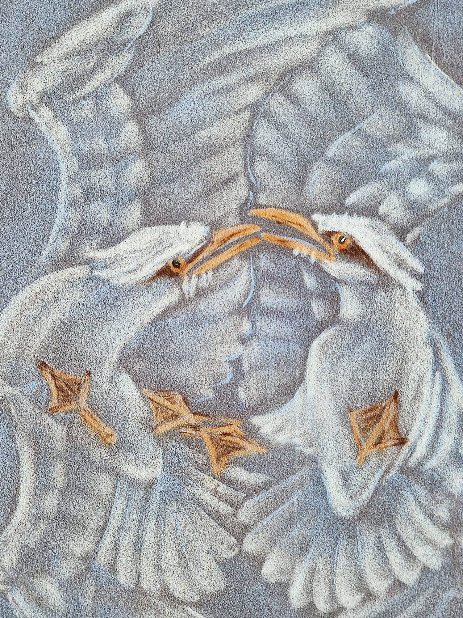 Leo Muysken - Zeldzame art-deco pastel van Beeldhouwer, schilder, cineast en dierentemmer! kopen? Bied vanaf 58!