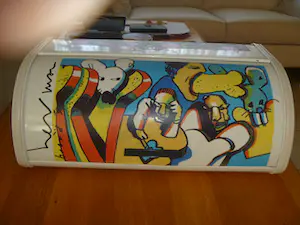 Herman Brood - voor Brabantia- broodtrommel met illustraties kopen? Bied vanaf 50!