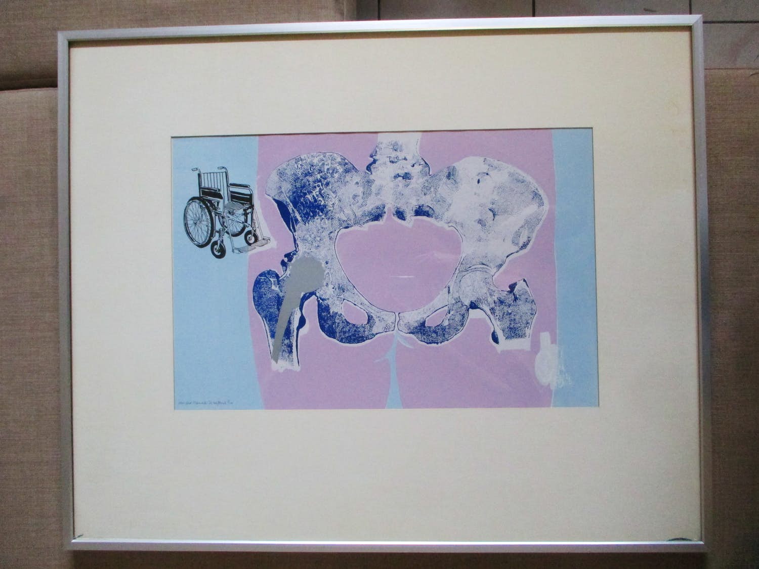 Anneke van der Mandele - Ingelijste zeefdruk kopen? Bied vanaf 1!