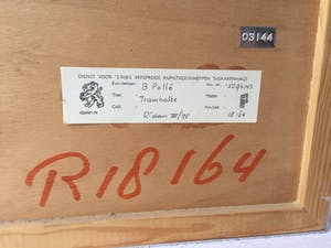 Ben Pollé - Tramhalte - Tekening (58 x 46 cm) 1975 kopen? Bied vanaf 1!