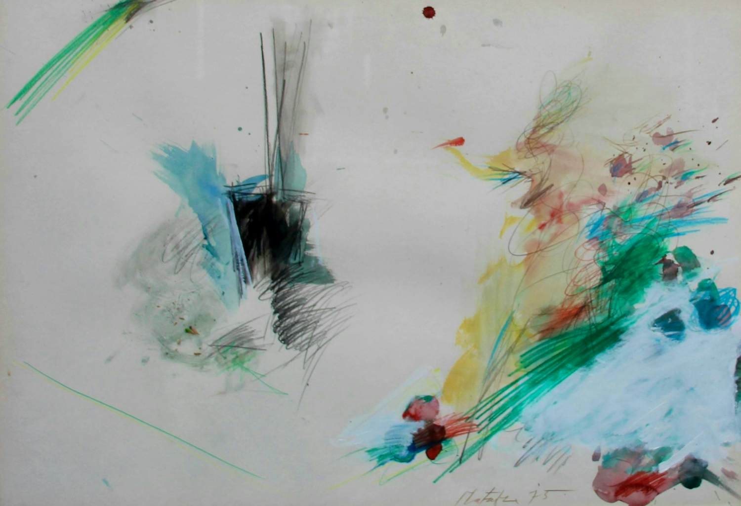 Ger Lataster - Ingelijste gemengde techniek - 1975 kopen? Bied vanaf 495!