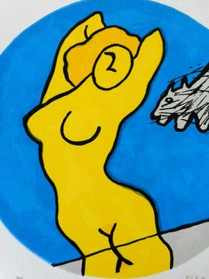 Corneille - Litho in kleur, mooi gelijst kopen? Bied vanaf 195!