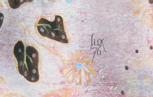 Lux Buurman - Olieverf op hardboard, Trompe l'oeil met vliegen - Ingelijst kopen? Bied vanaf 1!