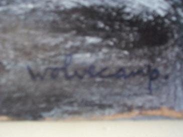 Theo Wolvecamp - Olieverf op stevig geperst karton - Gesigneerd !!! kopen? Bied vanaf 495!