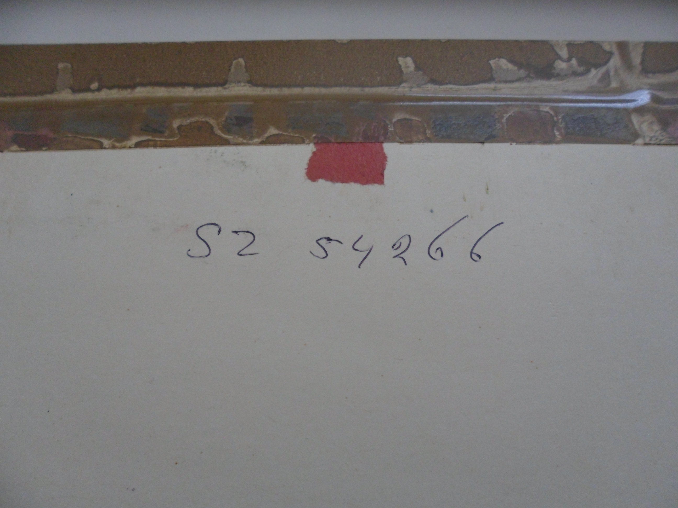 Batavus Westerhuis - Compositie: gemende techniek op papier: Titel Bos met vijver en vogel. kopen? Bied vanaf 20!