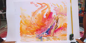 Kees van Citters - Pas de Deux Let the dust settle 2020 achterkant gesigneerd kopen? Bied vanaf 30!