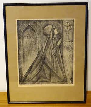 Jan Toorop - Eucharistie (Heilige Communie) verkocht voor € 40!