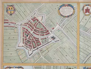 Frederik de Wit - Woerden, Oudewater Schoonhoven, Delfshaven Oude Kaart 1698 kopen? Bied vanaf 150!