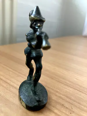 Brons (Onbekend) - Prachtig beeldje van de Rattenvanger van Hamelen kopen? Bied vanaf 20!