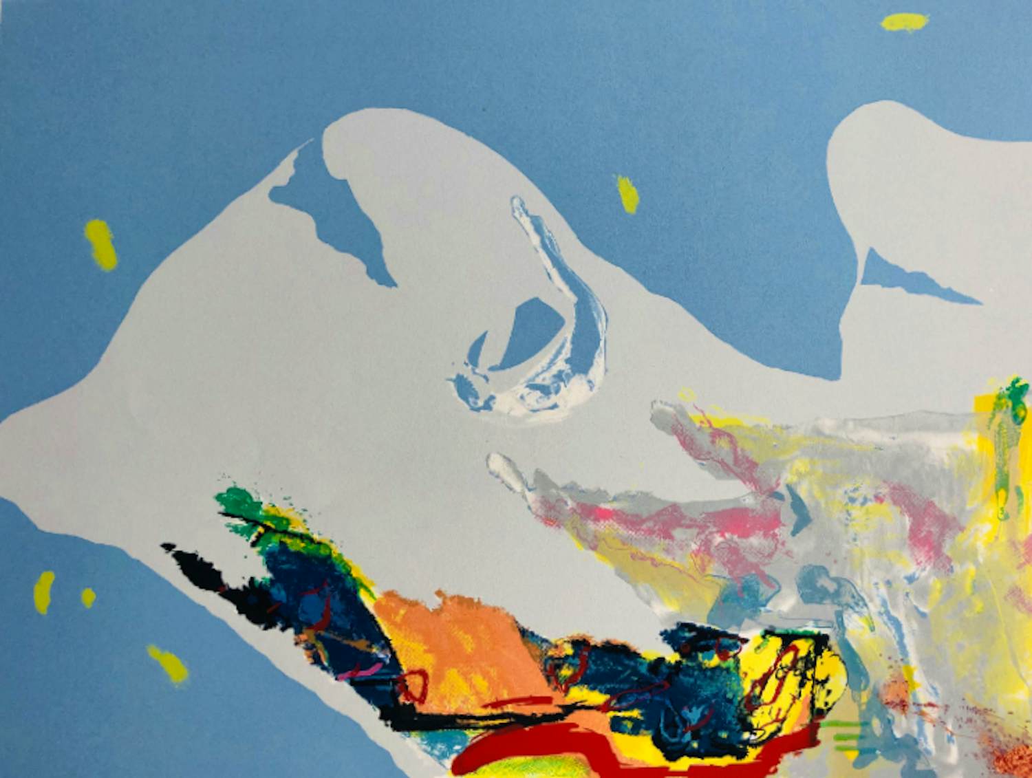 Ton van Kesteren - 'Abstraction' - grote zeefdruk, handgesigneerd en genummerd kopen? Bied vanaf 40!