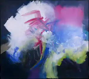 Cobi Nieuwstad - Acryl op doek, Nachtland verkauft für € 60!