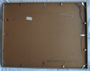 Nicola Rozemeijer - Acrylverf op papier , Vissen op ijs – GROOT - ingelijst - 1997 kopen? Bied vanaf 1!