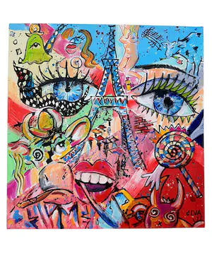 Elva Polyakova - Koe in abstract wereld kopen? Bied vanaf 1!