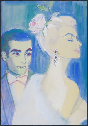 Niet of onleesbaar gesigneerd - Aquarel, Zonder titel kopen? Bied vanaf 1!