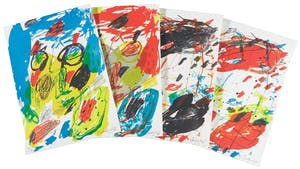 Kees Salentijn - Lot van vier zeefdrukken kopen? Bied vanaf 1!