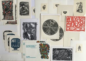 Jan Battermann - 58 st. kleingrafiek: Gravures, houtgravures en lino's kopen? Bied vanaf 55!