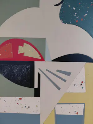 Simon Erb - linoleum intarsia ontwerp kopen? Bied vanaf 220!