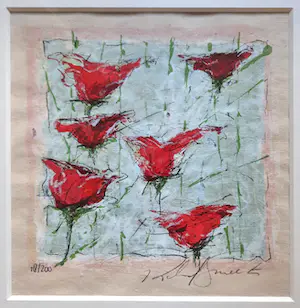 Richard Smeets - zeefdruk ingelijst - Over Rozen - 23546 kopen? Bied vanaf 75!