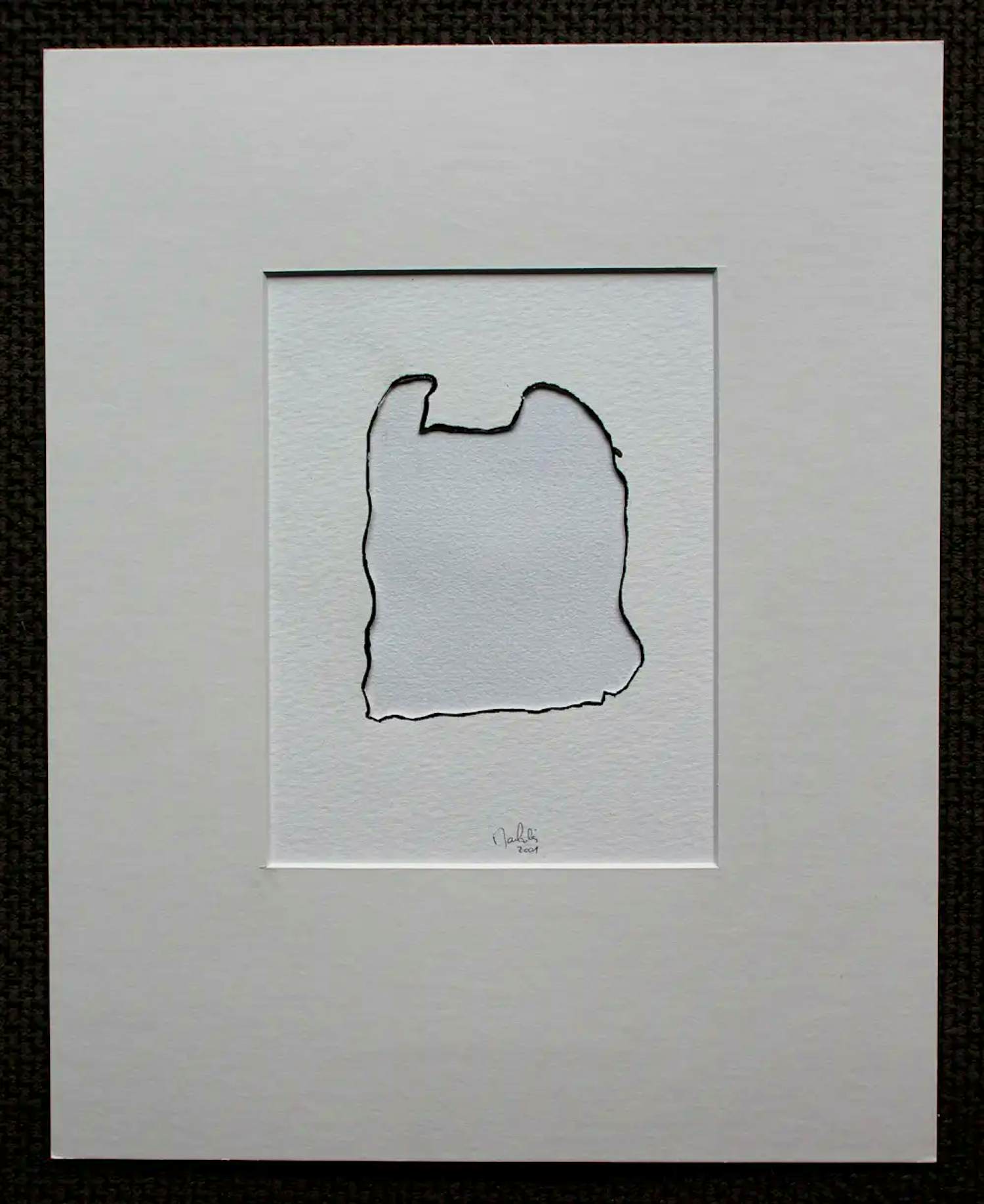 Jean Mauboules - Inkt en papierknipsel - 2001 kopen? Bied vanaf 79!