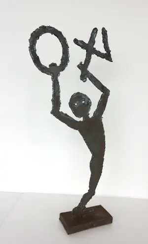 Albrecht Genin - Sculptuur van metaal, Figur 40 kopen? Bied vanaf 500!