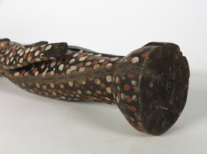 Lega - Hout, Beschilderd initiatiebeeld met stippenpatroon kopen? Bied vanaf 1!