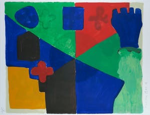 Cees Dolk - Zeefdruk, Tulpen & Zo 4 - Ingelijst kopen? Bied vanaf 1!