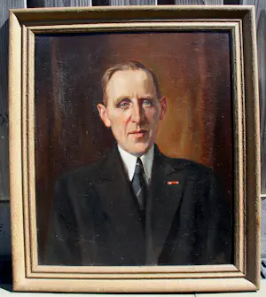 Willy Sluiter - Olieverf op doek: Heren portret - 1944 kopen? Bied vanaf 399!