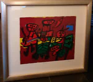 Corneille - Tribu, imposant gelijst verkocht voor € 399!