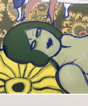 Corneille - fraaie litho - 1979 - ingelijst. kopen? Bied vanaf 395!