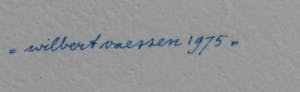 Wilbert Vaessen - Potloodtekening, Wie het muiltje past - Ingelijst kopen? Bied vanaf 1!