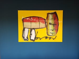 Herman Brood - Dog ( origineel schilderij) kopen? Bied vanaf 3950!