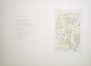 Frits Woudstra - Ets + gedicht Kees van Kooten kopen? Bied vanaf 5!