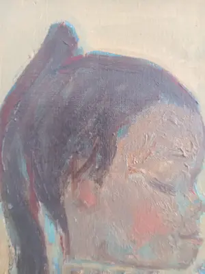 Avni Arbaṣ - Mädchenportrait - Avni Arbaş ein berühmter türkischer Impressionist kopen? Bied vanaf 100!