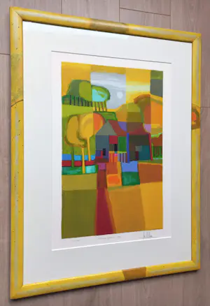 Ton Schulten - Zonovergoten, zeefdruk (prachtig ingelijst) kopen? Bied vanaf 495!