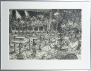 Jep van de Ven - Potlood, Krips-Grips - Ingelijst kopen? Bied vanaf 1!