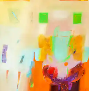 Pieter Vermeulen - Acryl op doek, Kersenschaal (Zeer groot) verkauft für € 250!