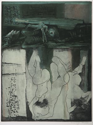 Ru van Rossem - Kleurenets, Zonder titel kopen? Bied vanaf 50!