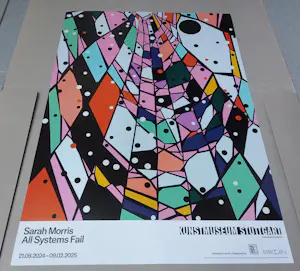 Sarah Morris - All Systems Fail Ausstellungsplakat Stuttgart 2024 kopen? Bied vanaf 40!