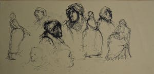 Dirkje Kuik - tekening, portretten kopen? Bied vanaf 50!