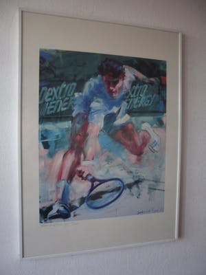 Tjarko ten Have - Litho, titel "de tennisser". kopen? Bied vanaf 10!