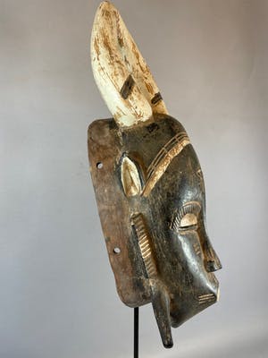 Baule - African Tribal Used Baule mask - Iv. Coast. kopen? Bied vanaf 45!