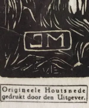 Jan Mankes - Houtsnede Koemelkster kopen? Bied vanaf 120!