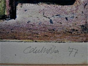 Niet of onleesbaar gesigneerd - Handgekleurde Litho in kleine oplage (21 ex) "Labyrinth" gesigneerd kopen? Bied vanaf 1!