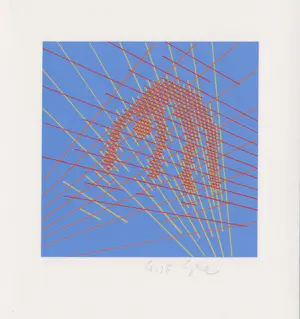 Willem F. Wagner - e.a: zes handgesigneerde zeefdrukken: Geometrische composities kopen? Bied vanaf 25!