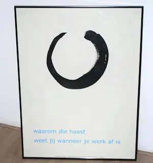 Willem Hussem - Waarom die haast...gedicht en beeld door Willem Hussem kopen? Bied vanaf 65!