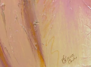 Elena Filatov - Acryl op doek, Calla in Bordo II kopen? Bied vanaf 50!