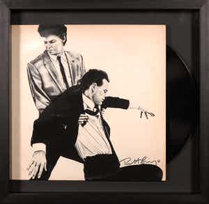 Robert Longo - Gesigneerde LP-hoes, Glenn Branca album: The Ascension - Ingelijst verkocht voor € 1!