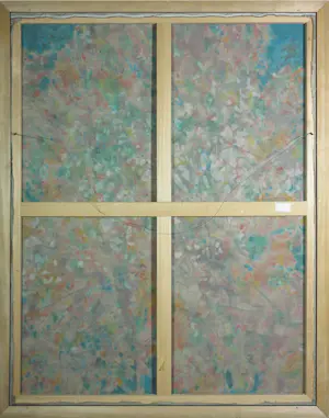AcheterIen Lucas - Acryl op linnen, Zonder titel - Ingelijst (Zeer groot)? Enchérissez de 1500!